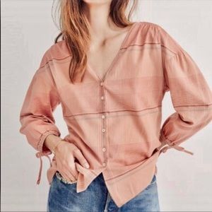 ♻️DONATED 10-24-25♻️ MADEWELL Long Sleeve Button Down Plaid Top Morningview